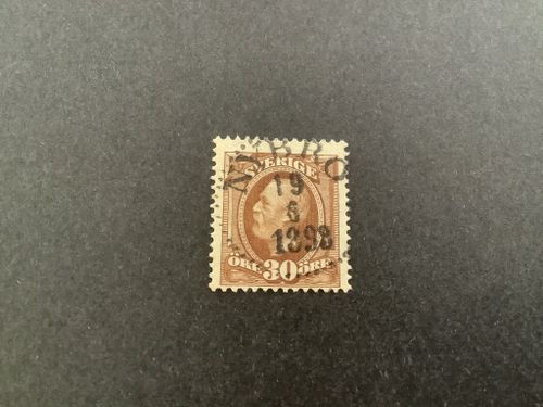 Oscar II facit nr 58 praktstämplat NYBRO