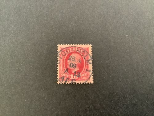 Oscar II facit nr 54 praktstämplat STOCKHOLM AFG