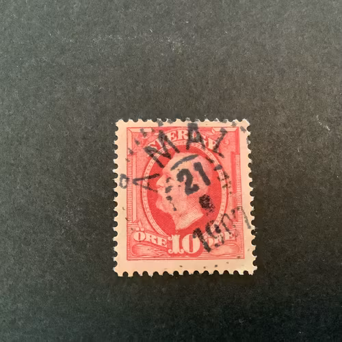 Oscar II facit nr 54 praktstämplat ÅMÅL