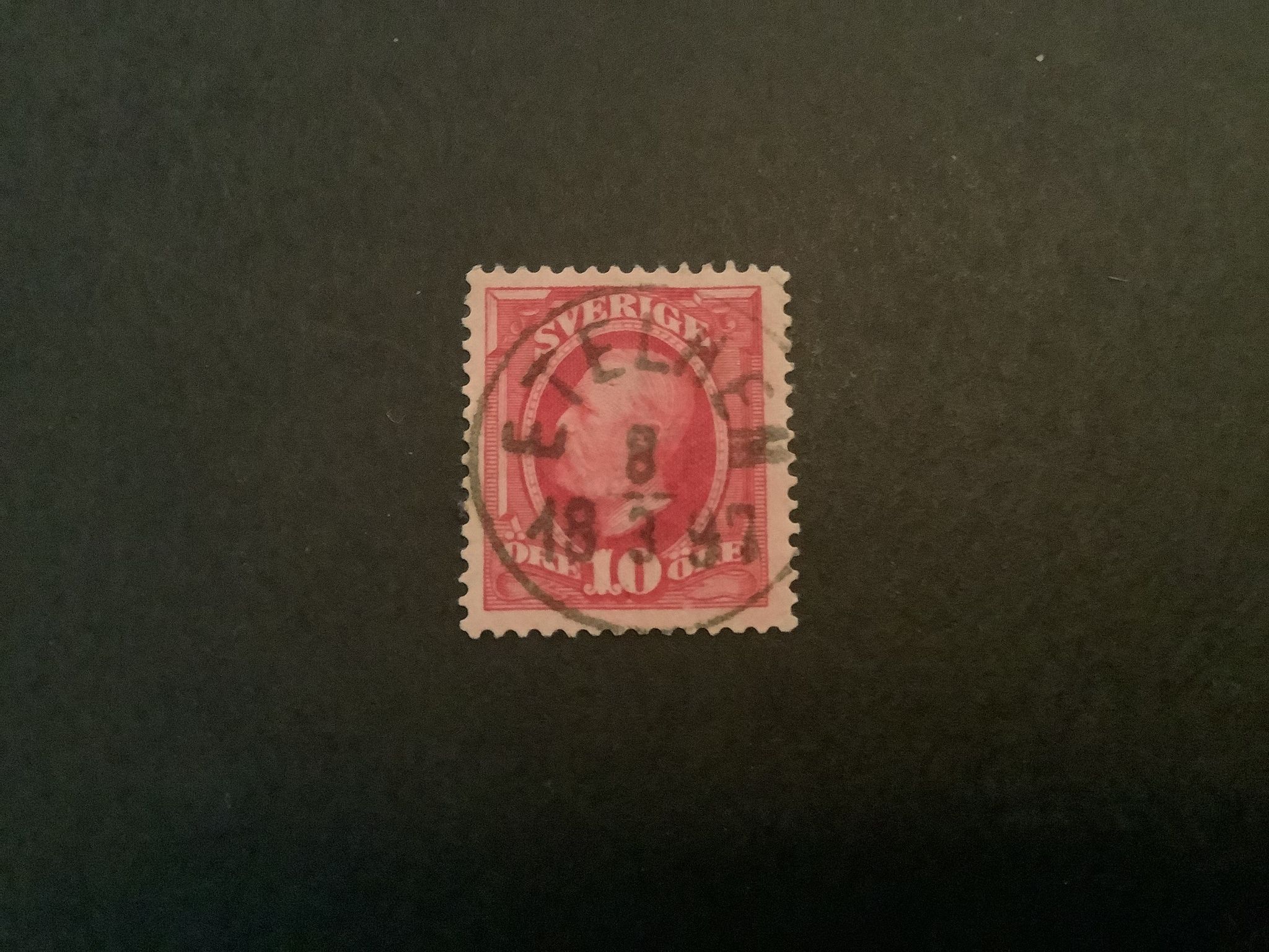 Oscar II facit nr 54 lyxstämplat ETELHEM