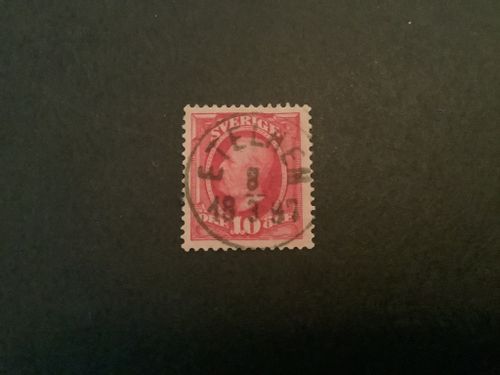 Oscar II facit nr 54 lyxstämplat ETELHEM