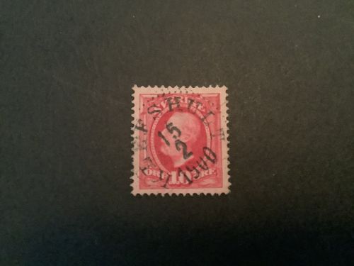 Oscar II facit nr 54 praktstämplat KLEFSHULT