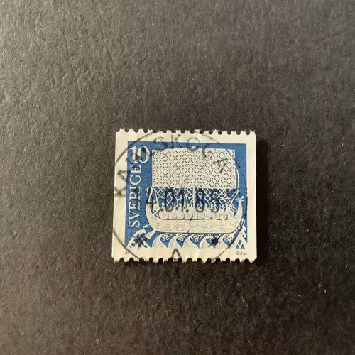 Forntida konst facit nr 817 V2 lyxstämplat KARLSKOGA 5