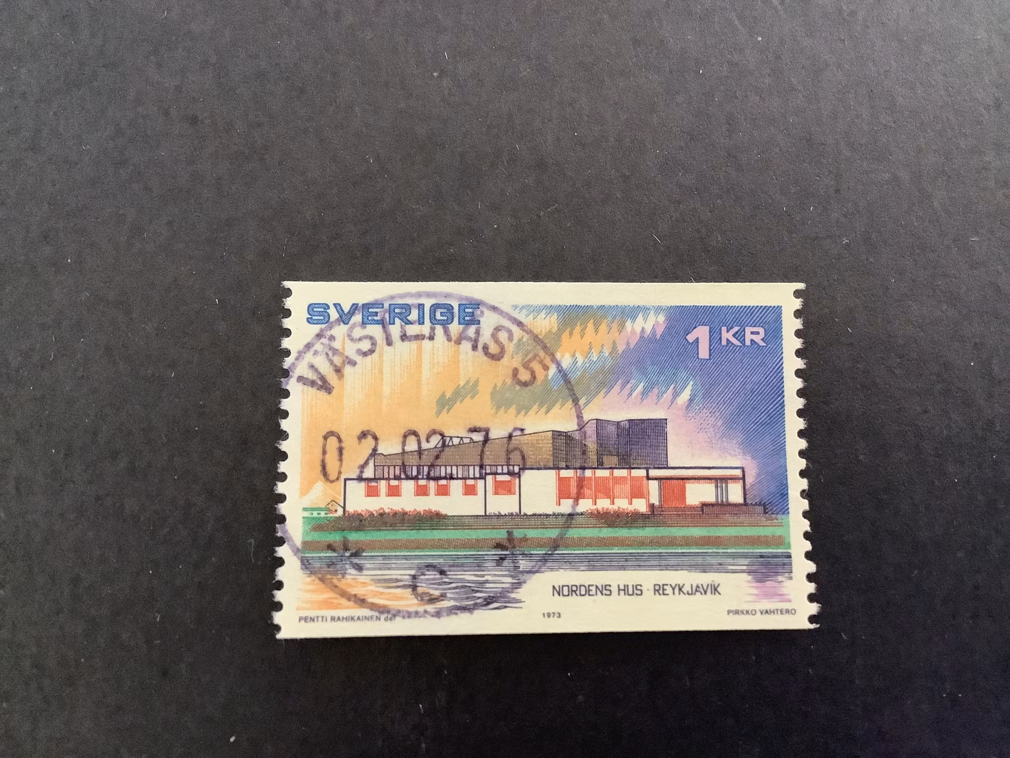 Norden III facit nr 826 lyxstämplat VÄSTERÅS 5 , blå stämpel