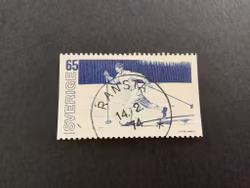 VM på skidor facit nr 854 praktstämplat RANSTA