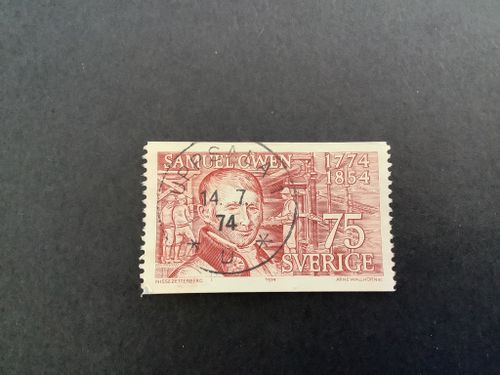 Samuel Owen facit nr 860 lyxstämplat UPPSALA 1