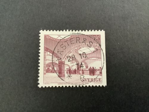 Världspostföreningen 100 år facit nr 872 lyxstämplat VÄSTERÅS 1