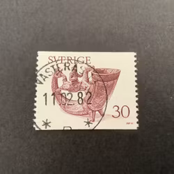 Dryckeshorn facit nr 973 praktstämplat VÄSTERÅS 13