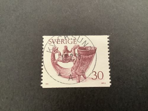 Dryckeshorn facit nr 973  lyxstämplat KVICKSUND