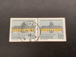Uppsala universitet facit nr 1005 A lyxstämplat 2+2- sidigt par VÄSTERÅS 1
