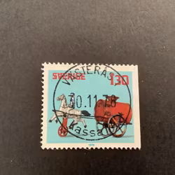 Gamla leksaker facit nr 1067 lyxstämplat VÄSTERÅS 1