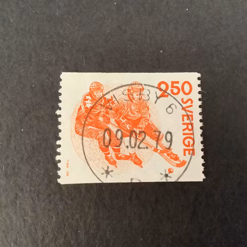 Bandy facit nr 1071 lyxstämplat VISBY 6