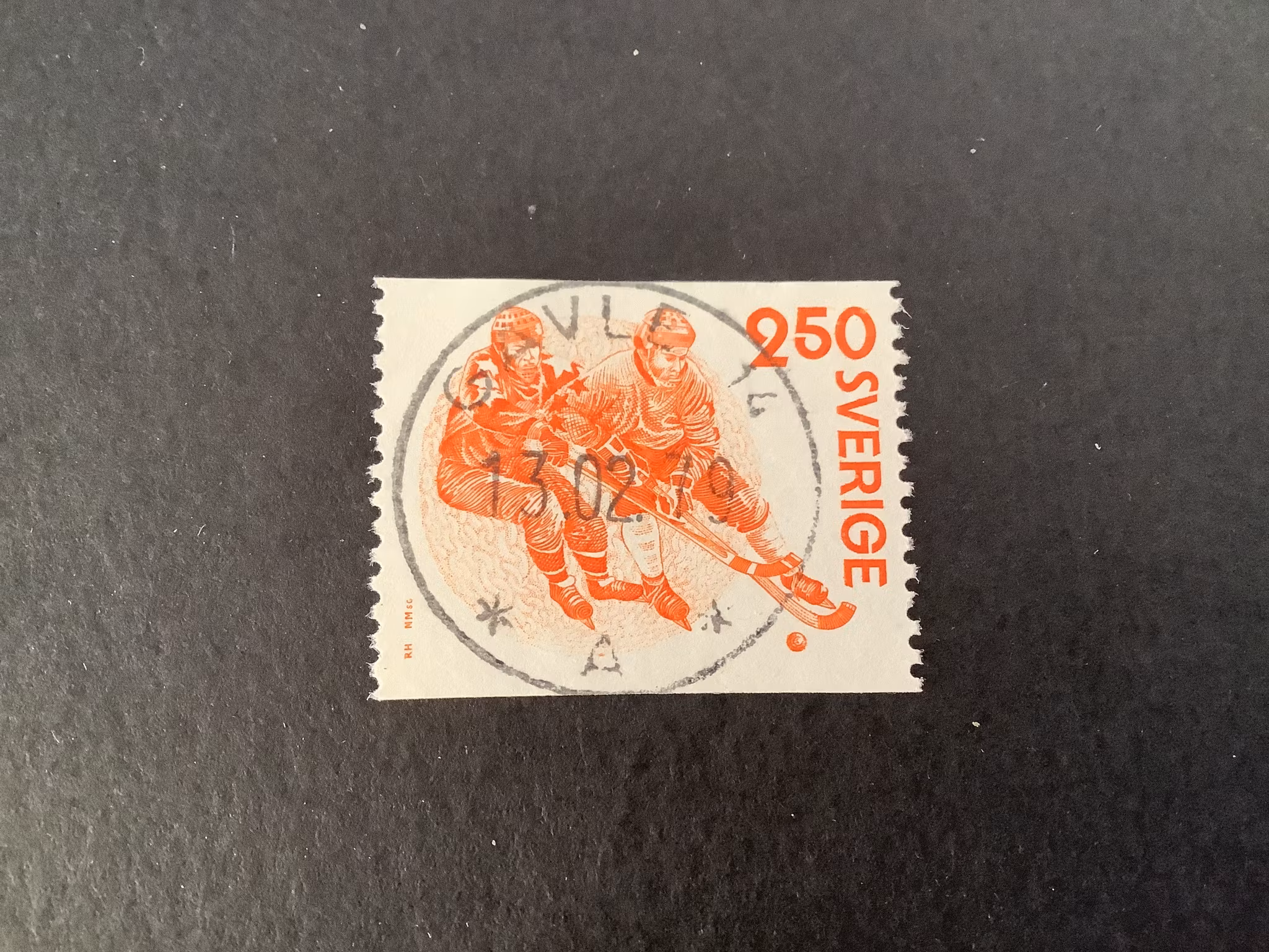 Bandy facit nr 1071 lyxstämplat GÄVLE 14