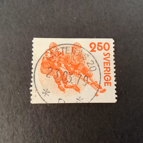 Bandy facit nr 1071 praktstämplat VÄSTERÅS 20