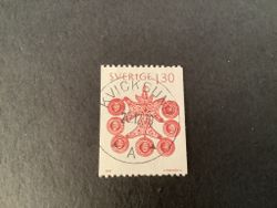 Folkdräkter facit nr 1107 lyxstämplat KVICKSUND