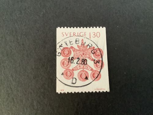 Folkdräkter facit nr 1107 lyxstämplat GÖTEBORG 3