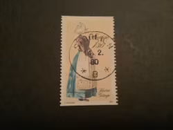 Folkdräkter facit nr 1108 lyxstämplat STORLIEN