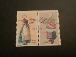 Folkdräkter facit nr 1109 SX1 lyxstämplat par VÄSTERÅS 1 P