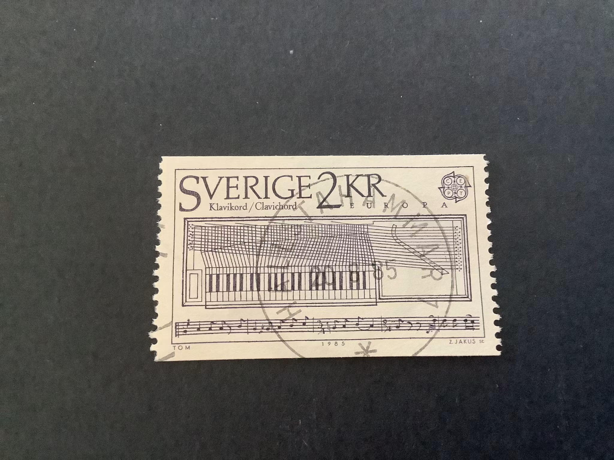 Europa XIV facit nr 1345 lyxstämplat HALLSTAHAMMAR 1