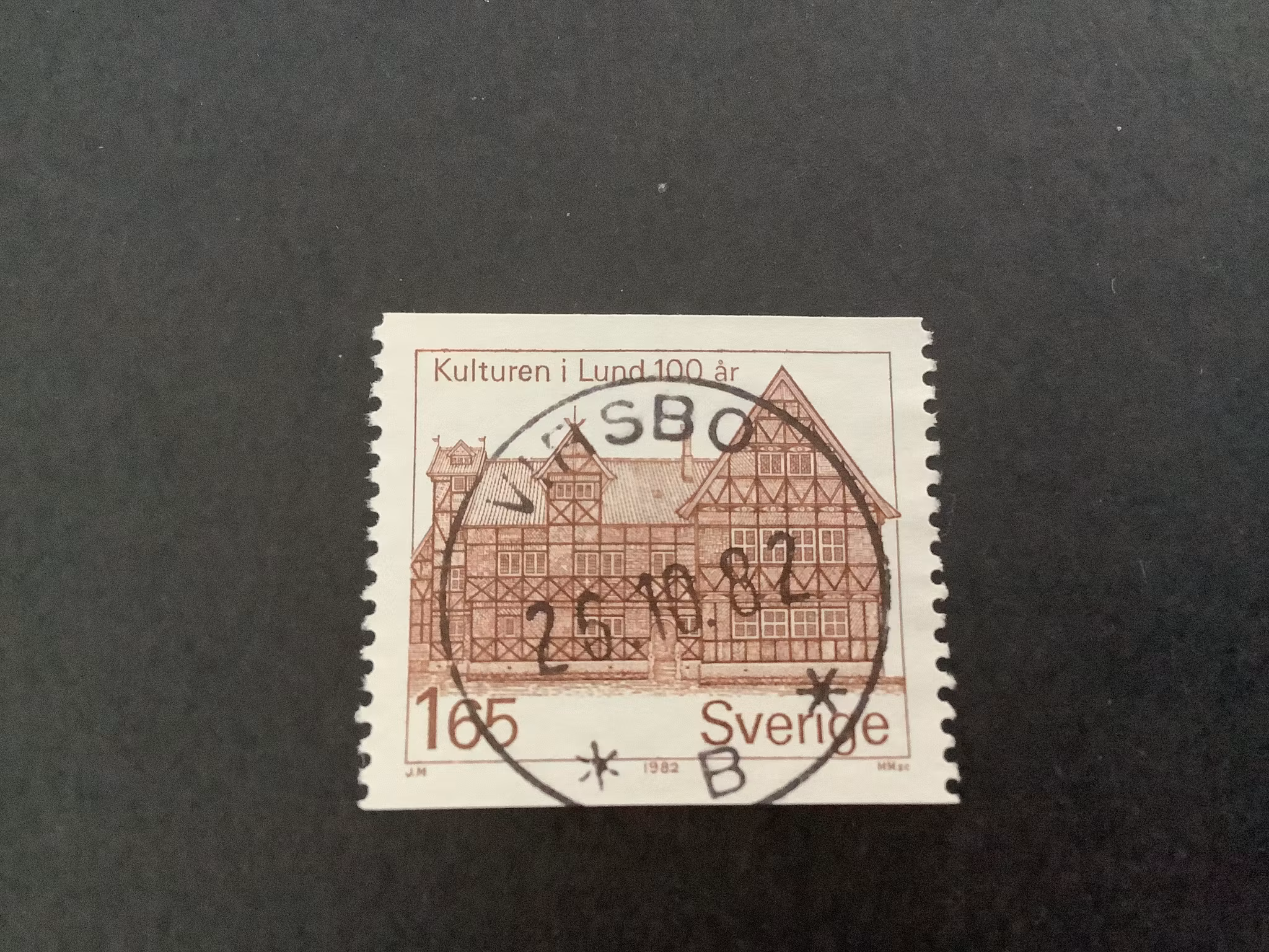 Kulturen i Lund facit nr 1211 praktstämplat VIRSBO