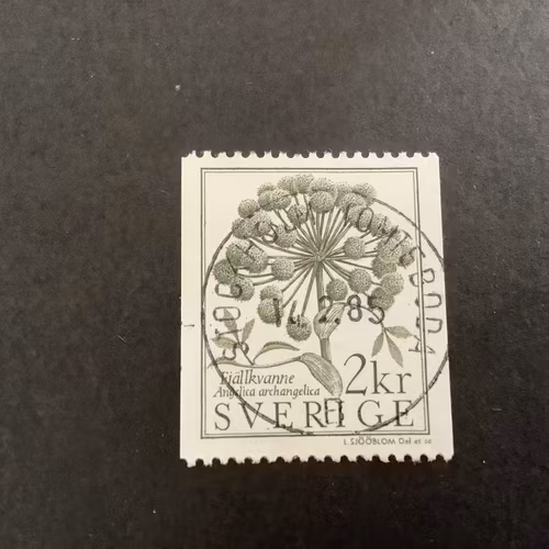 Fjällvärd  facit nr 1293 lyxstämplat STOCKHOLM-TOMTEBODA