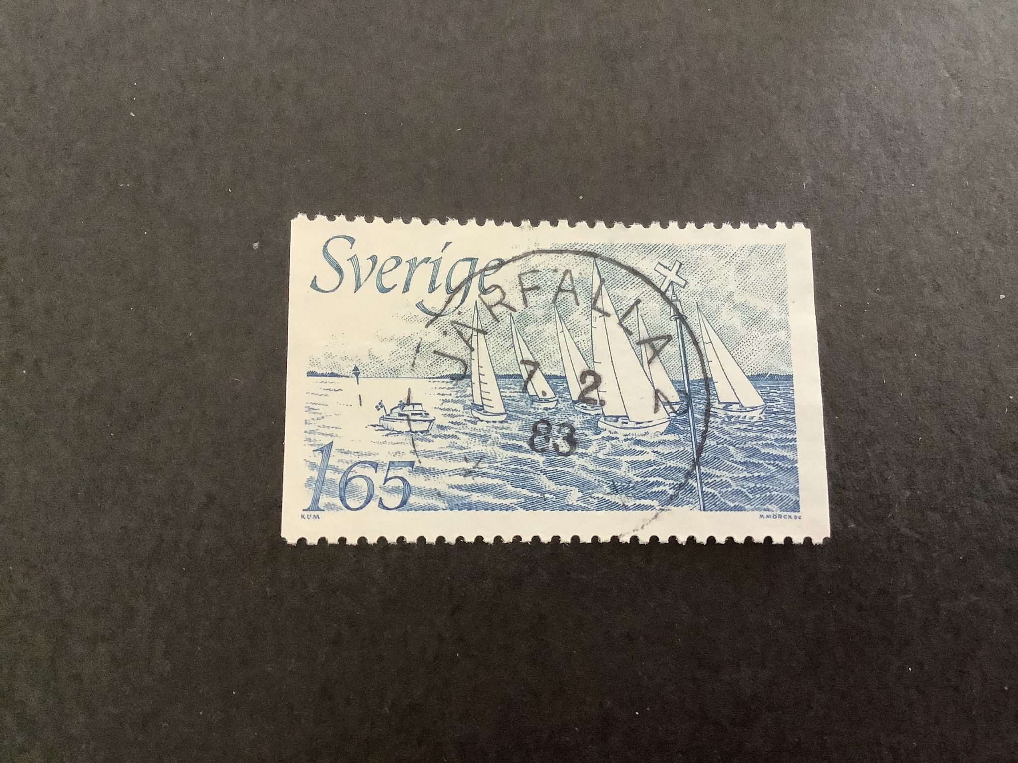 Nya sjömärken facit nr 1215 lyxstämplat JÄRFÄLLA 2
