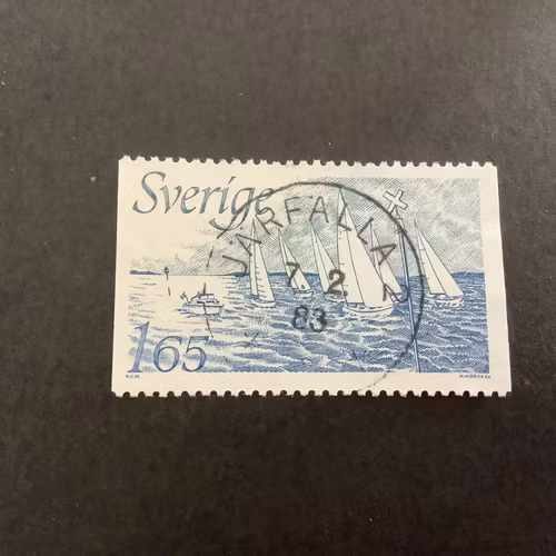 Nya sjömärken facit nr 1215 lyxstämplat JÄRFÄLLA 2