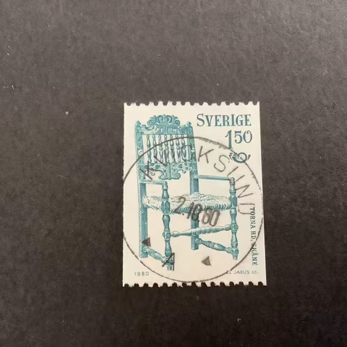 Nirden V facit nr 1132 praktstämplat KVICKSUND