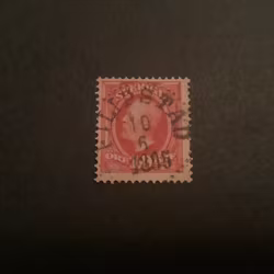 Oscar II facit nr 54 lyxstämplat FILIPSTAD