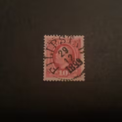 Oscar II facit nr 54 praktstämplat FILIPSTAD