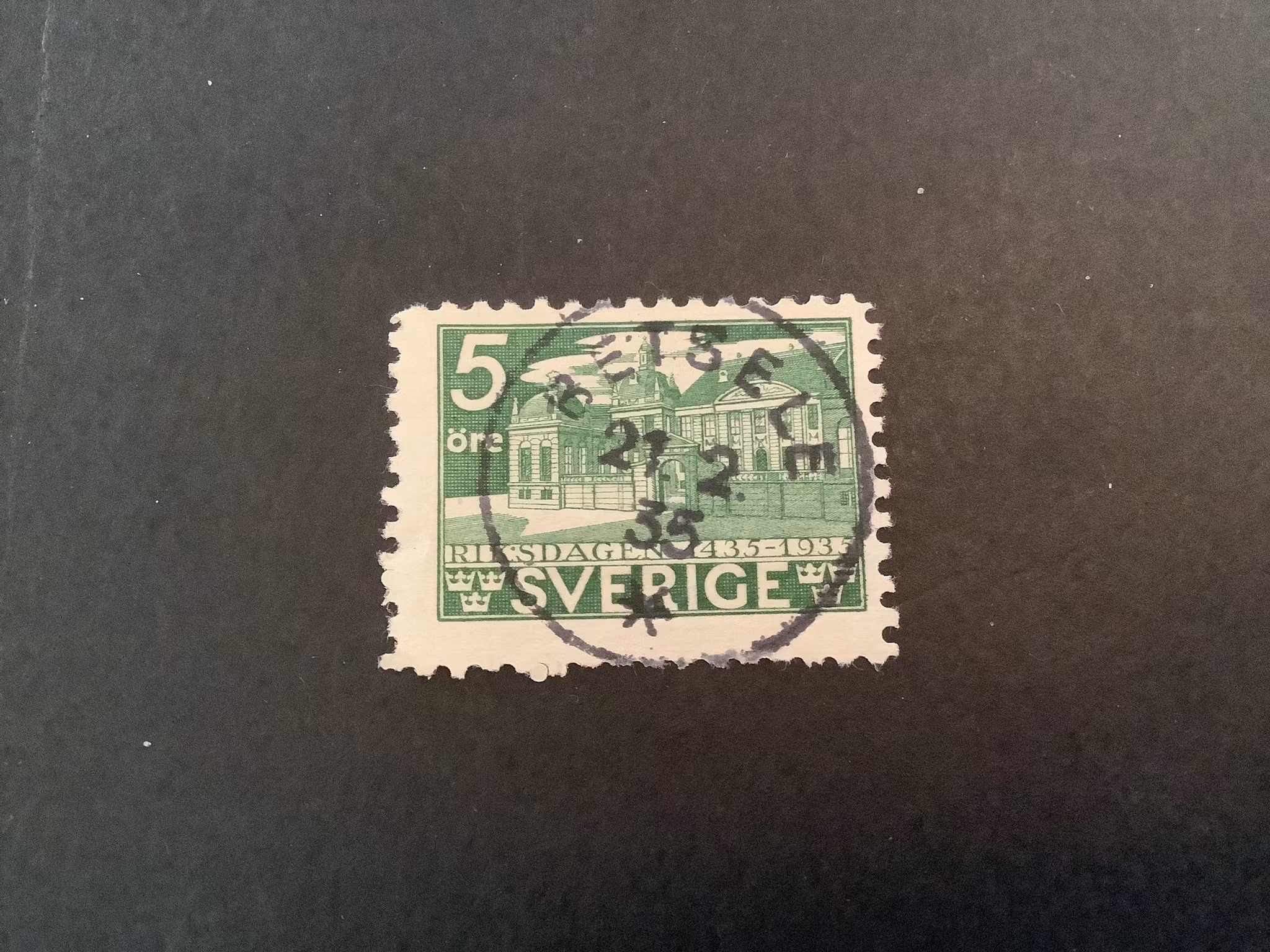 Riksdagen facit nr 240 C praktstämplat BETSELE
