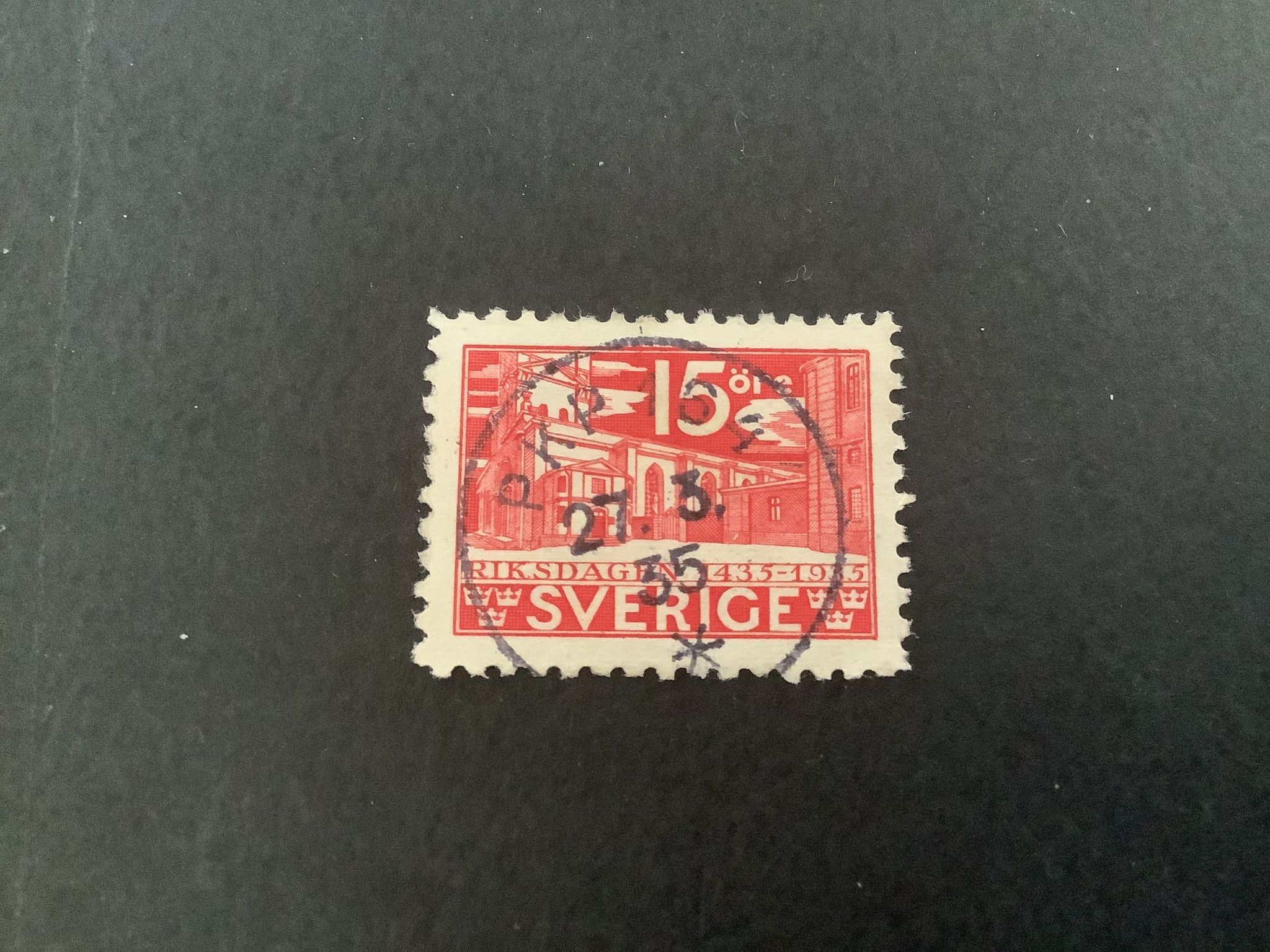 Riksdagen praktstämplat PKP 164