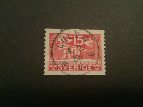 Riksdagen facit nr 242 A praktstämplat LULEÅ
