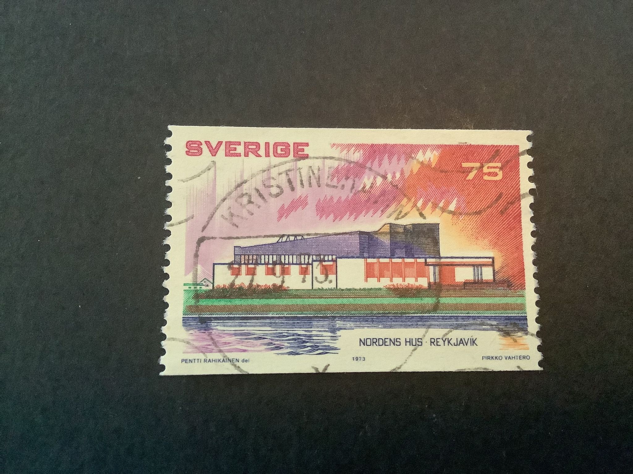Norden III facit nr 825 lyxstämplat KRISTINEHAMN