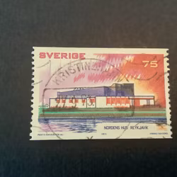 Norden III facit nr 825 lyxstämplat KRISTINEHAMN