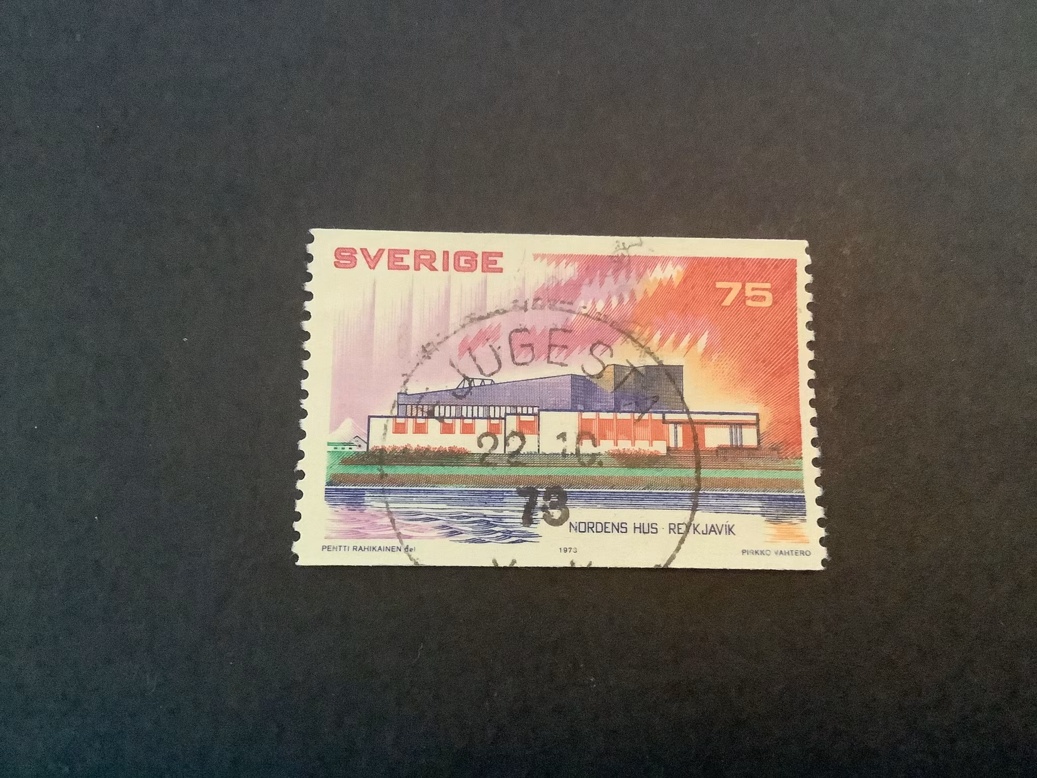 Norden III facit nr 825  praktstämplat FJUGESTA