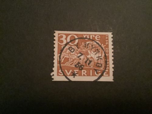 Postverket facit nr 251  praktstämplat BY KYRKBY
