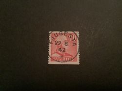 Gustaf V typ II facit nr 276 A lyxstämplat FJUGESTA