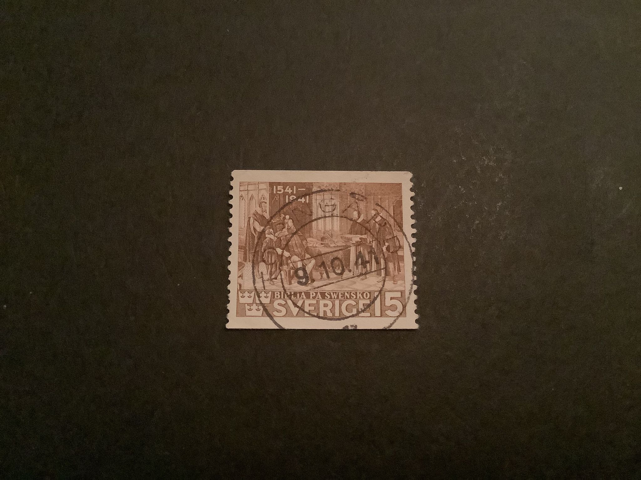 Bibeln facit nr 328 A praktstämplat TORNGÅRD