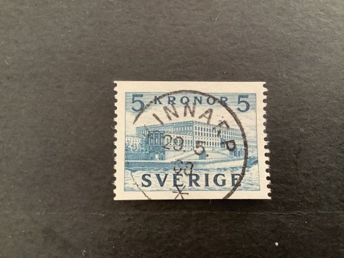 Stockholm slott facit nr 332 A praktstämplat KINNARP