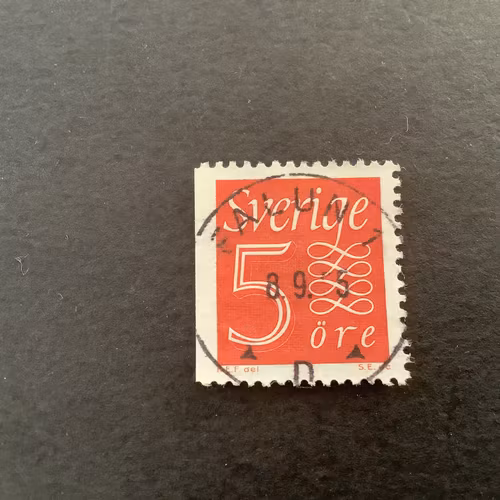 Ny siffertyp facit nr 394 B1 praktstämplat FALUN 1