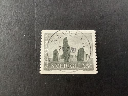 Ale stenar facit nr 579 lyxstämplat ÄLVSBYN