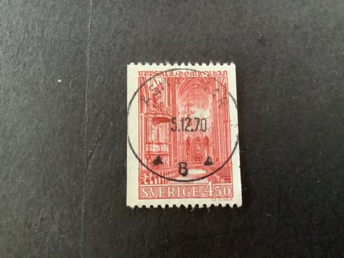 Uppsala domkyrka facit nr 600 lyxstämplat ÅSHAMMAR