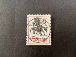 Postryttare facit nr 612 B2 lyxstämplat TOFTBYN sista dag