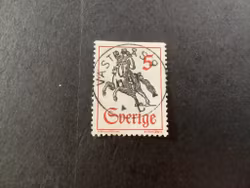 Postryttare facit nr 612 B 1 praktstämplat VÄSTERÅS 9