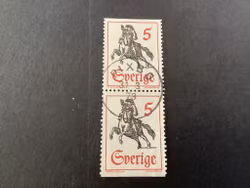 Postryttare facit nr 612 BB lyxstämplat par PIXBO