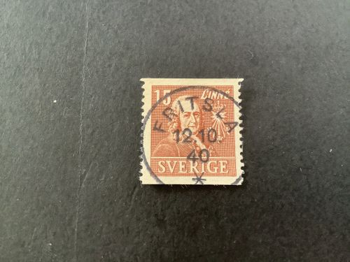 Kungliga vetenskapsakademien facit nr 321 A lyxstämplat FRITSLA