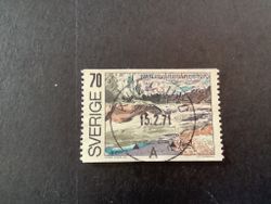 Naturvårdsåret 1970 facit nr 694 lyxstämplat KVICKSUND