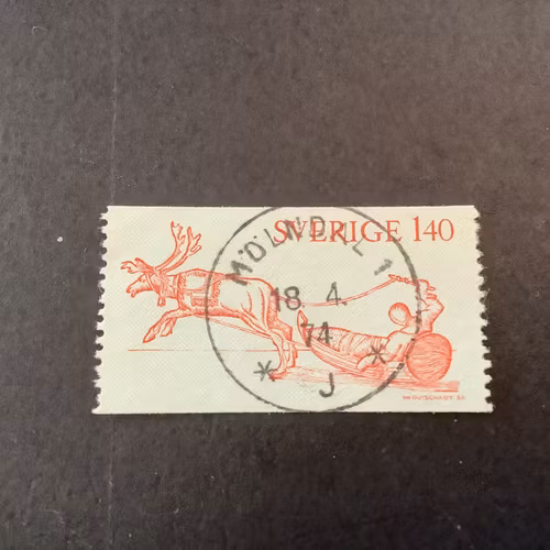 Lapponia facit nr 777 lyxstämplat MÖLNDAL 1
