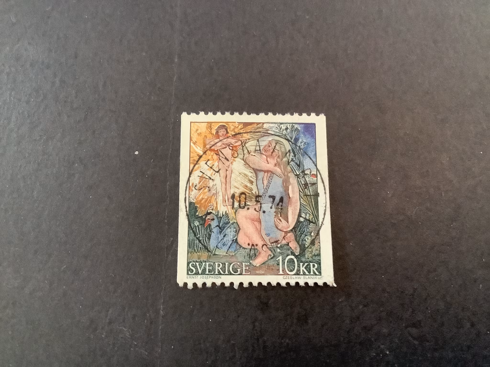 Gåslisa lyxstämplat SVENSKA FN-BAT *MELL ÖSTERN*
